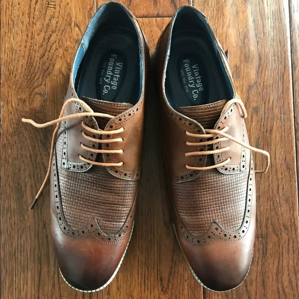 Vintage Foundry Wingtip Oxford Hybrid Size 12